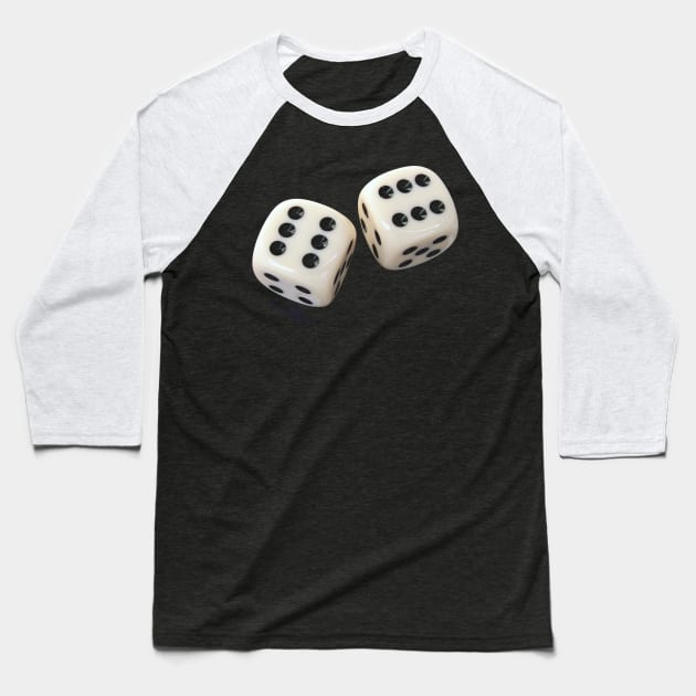 Ludo Dice Game Baseball T-Shirt by enchantingants